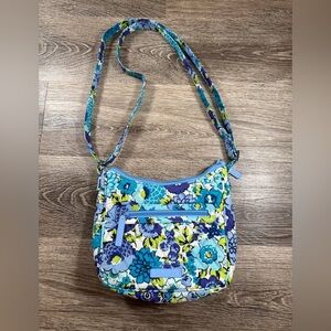 Vera Bradley Mini Hipster Crossbody in Blueberry Blooms Cottagecore Feminine